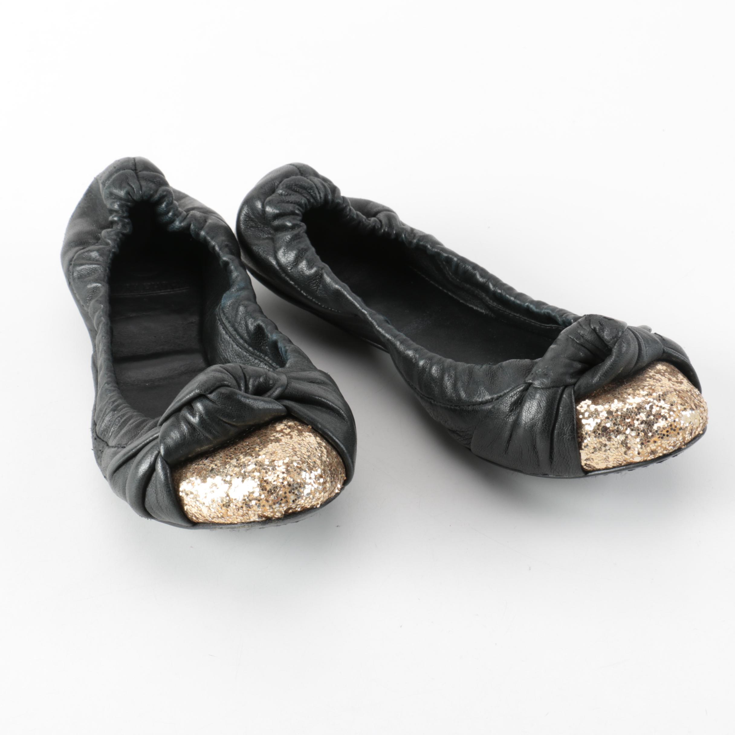 Tory Burch Leather Flats