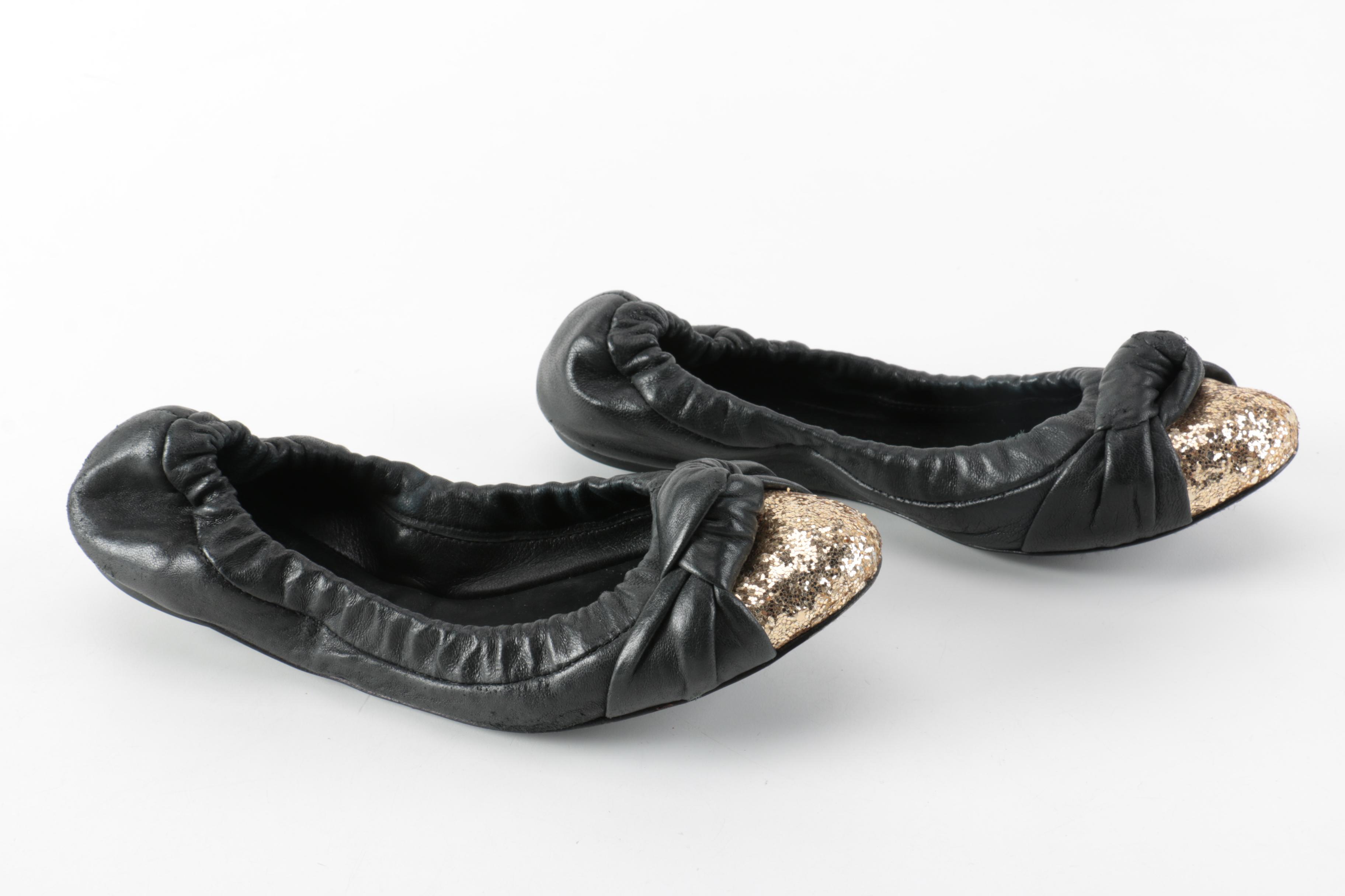 Tory Burch Leather Flats