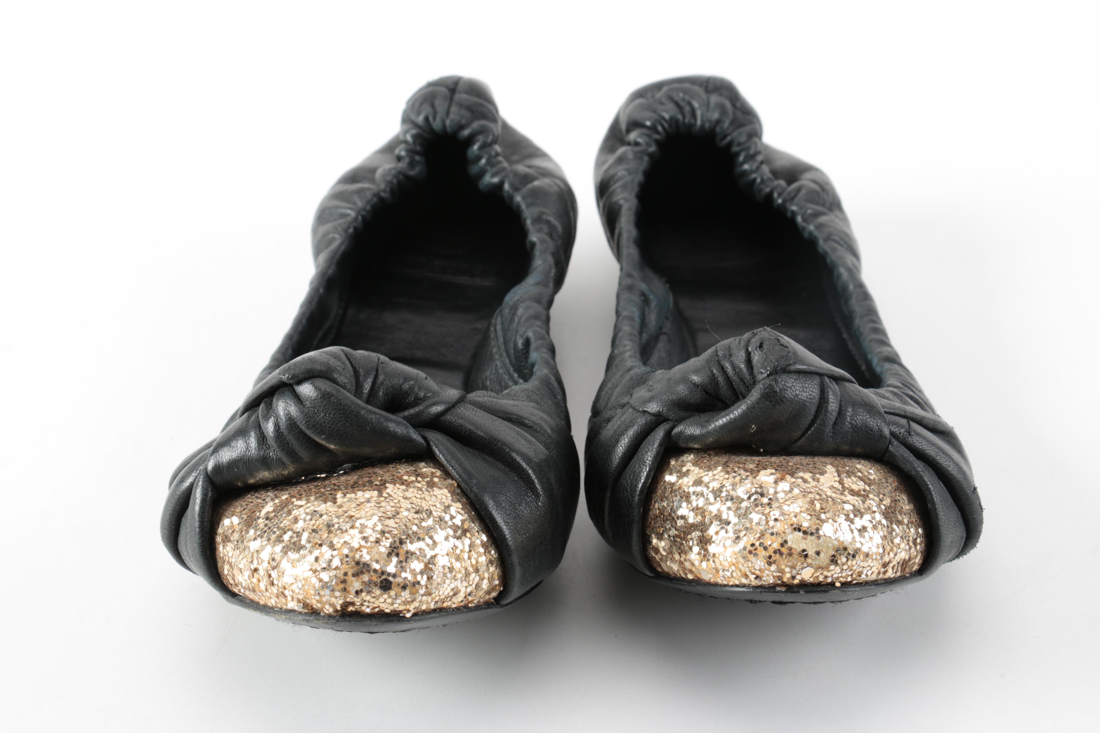 Tory Burch Leather Flats