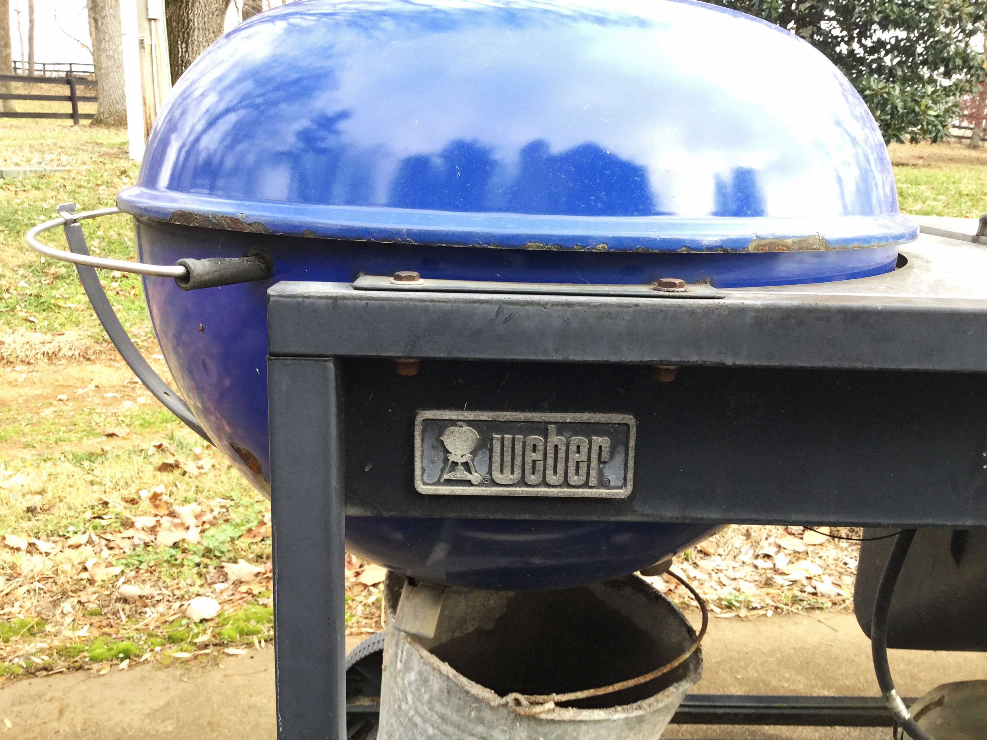 Weber Charcoal Grill Station