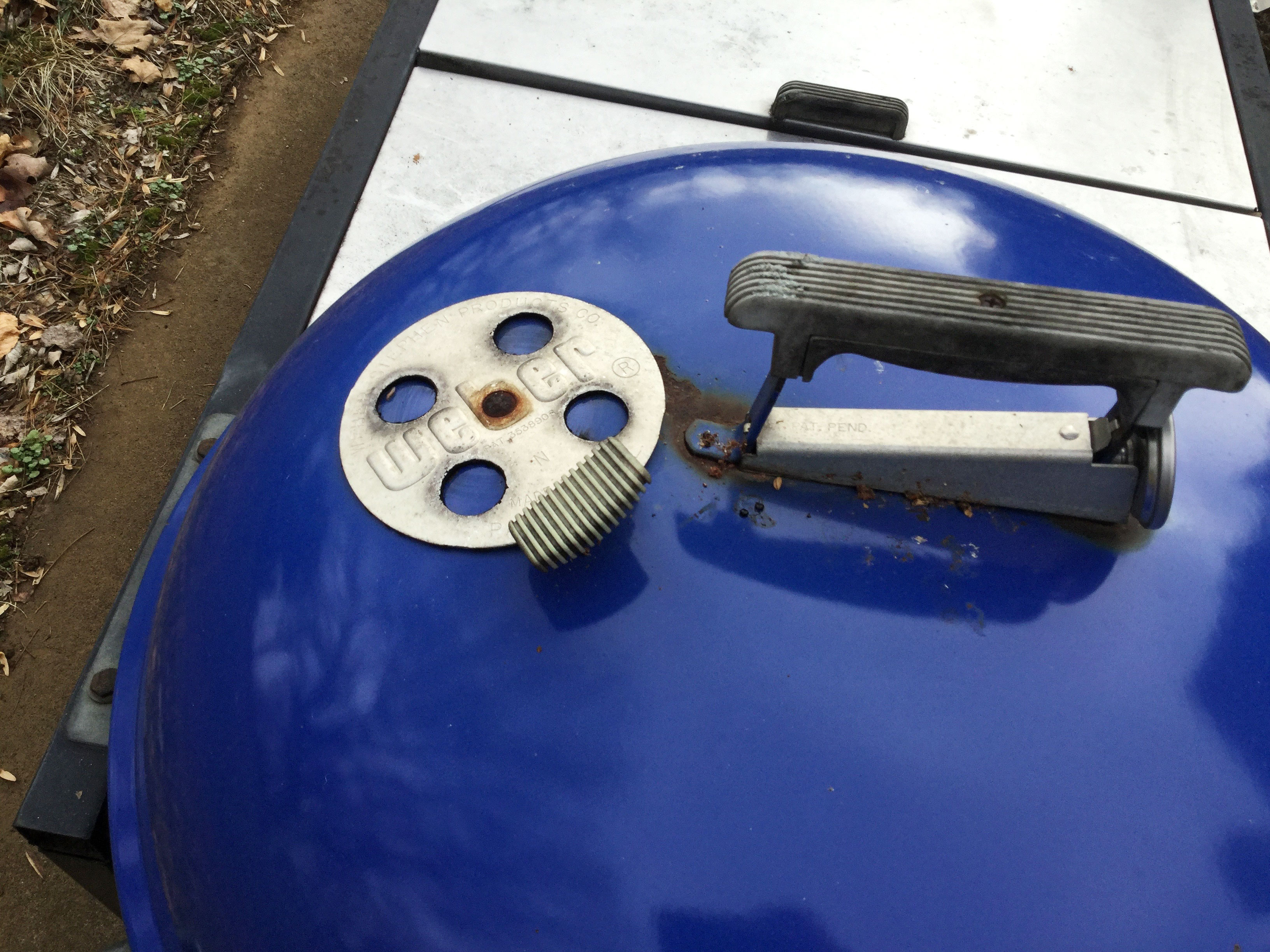 Weber Charcoal Grill Station