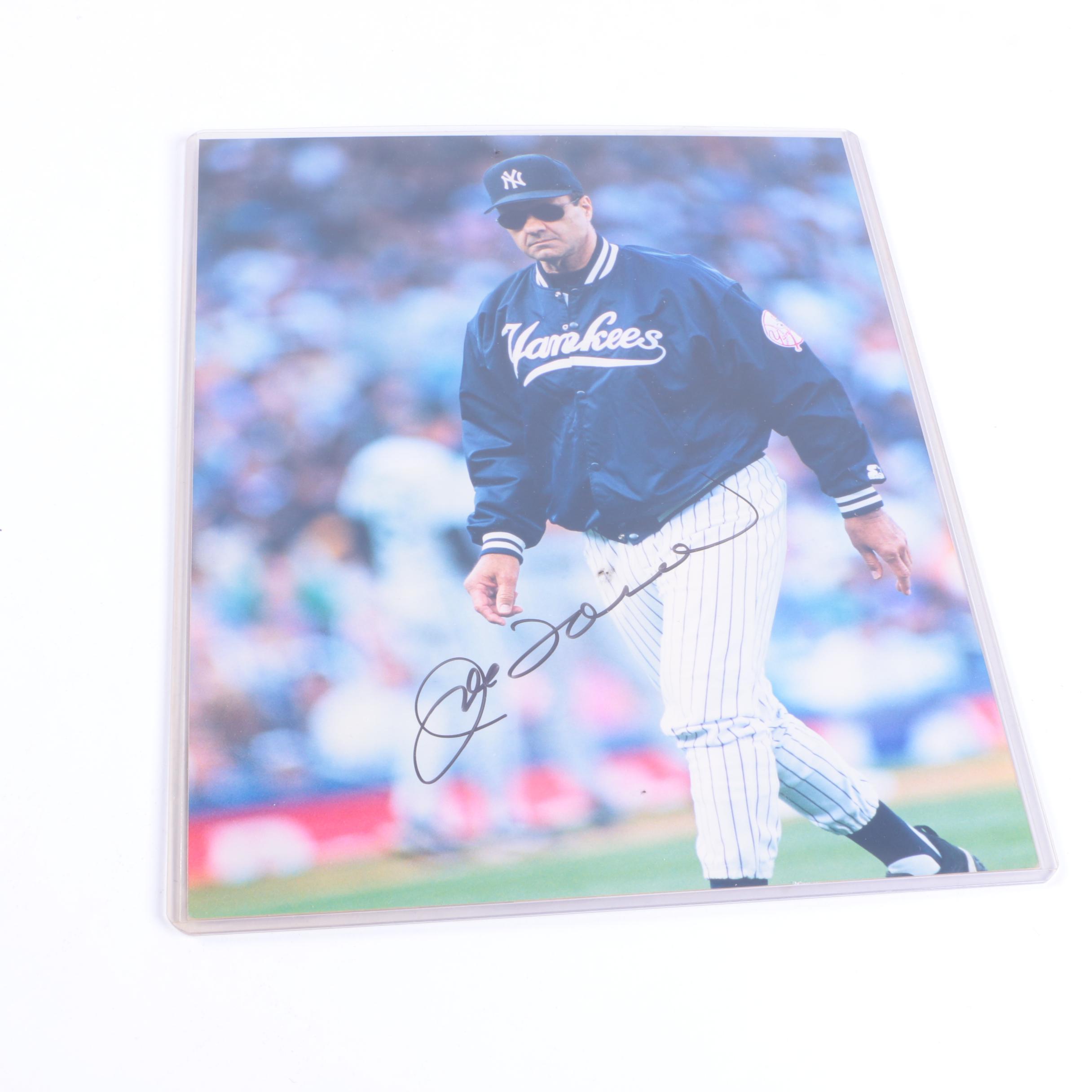 Joe Torre Autographed Photo