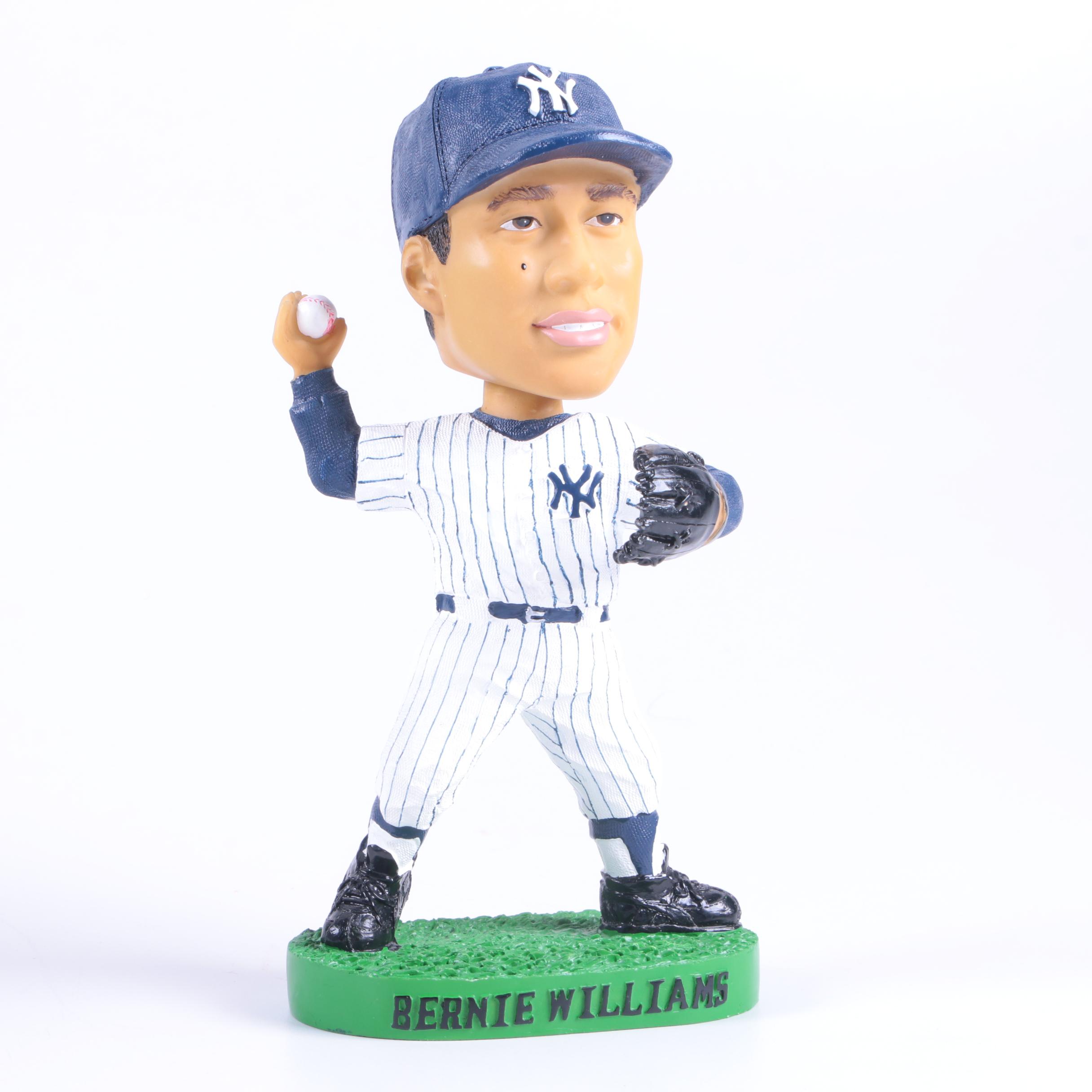 Yankees Memorabilia Featuring Bernie Williams Bobblehead