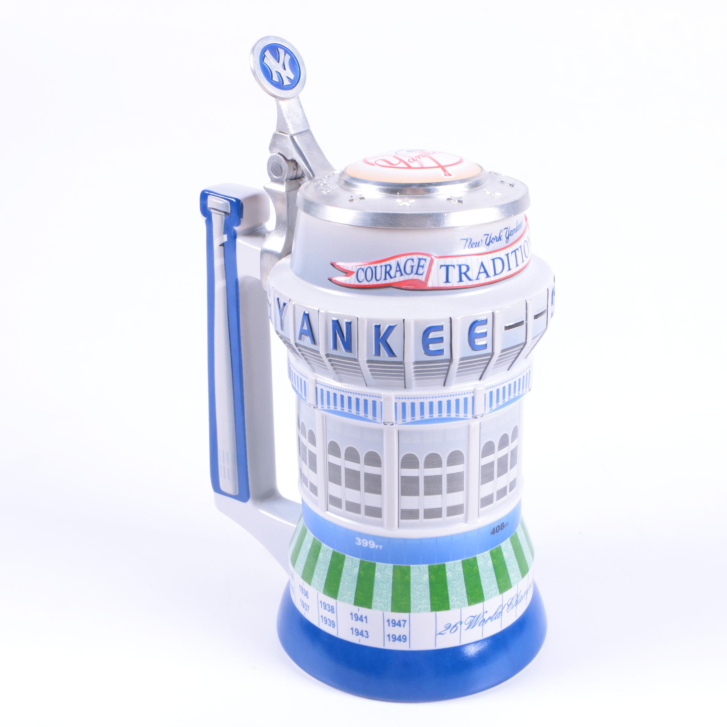 Yankees Memorabilia Featuring Bernie Williams Bobblehead