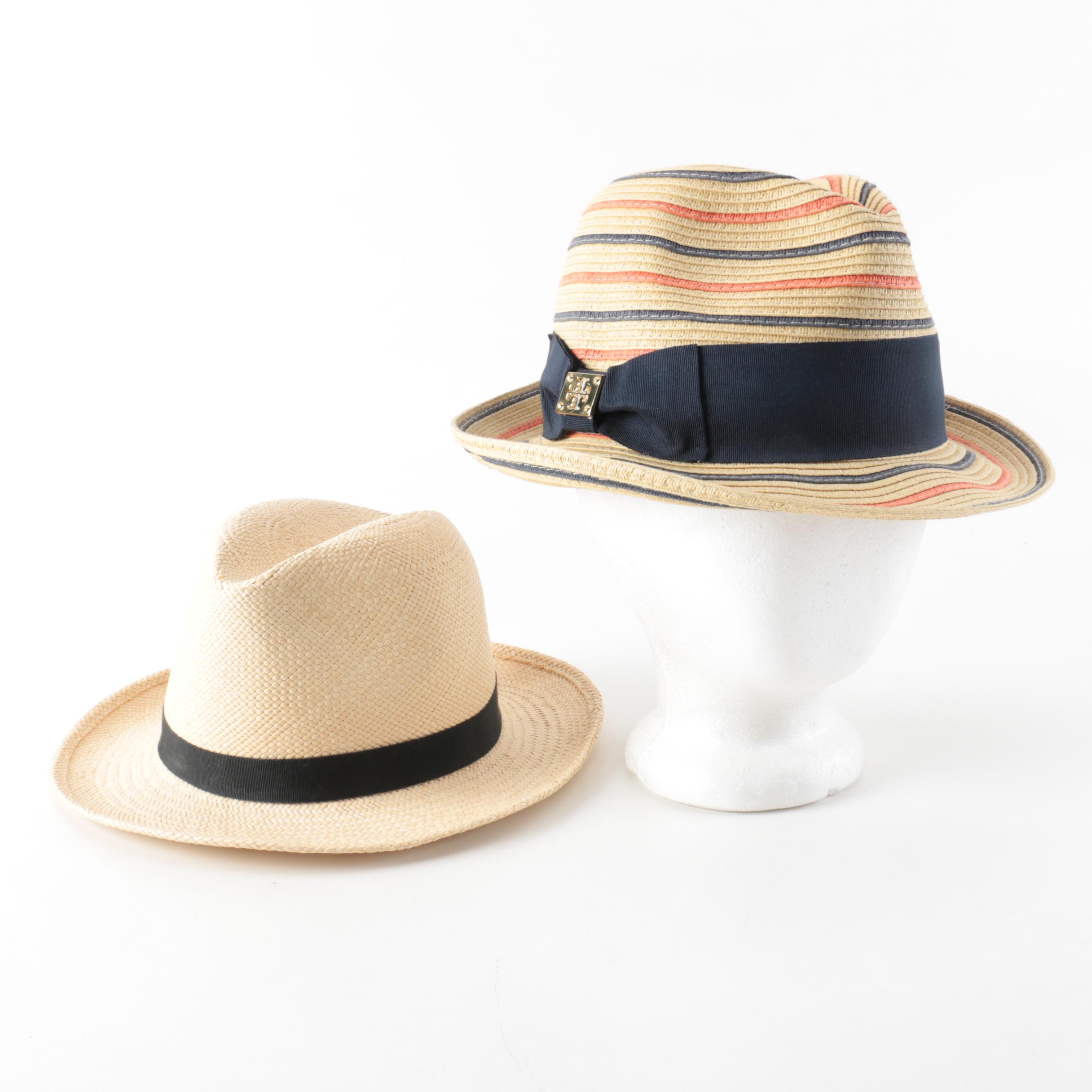Women's Tory Burch Straw Fedoras