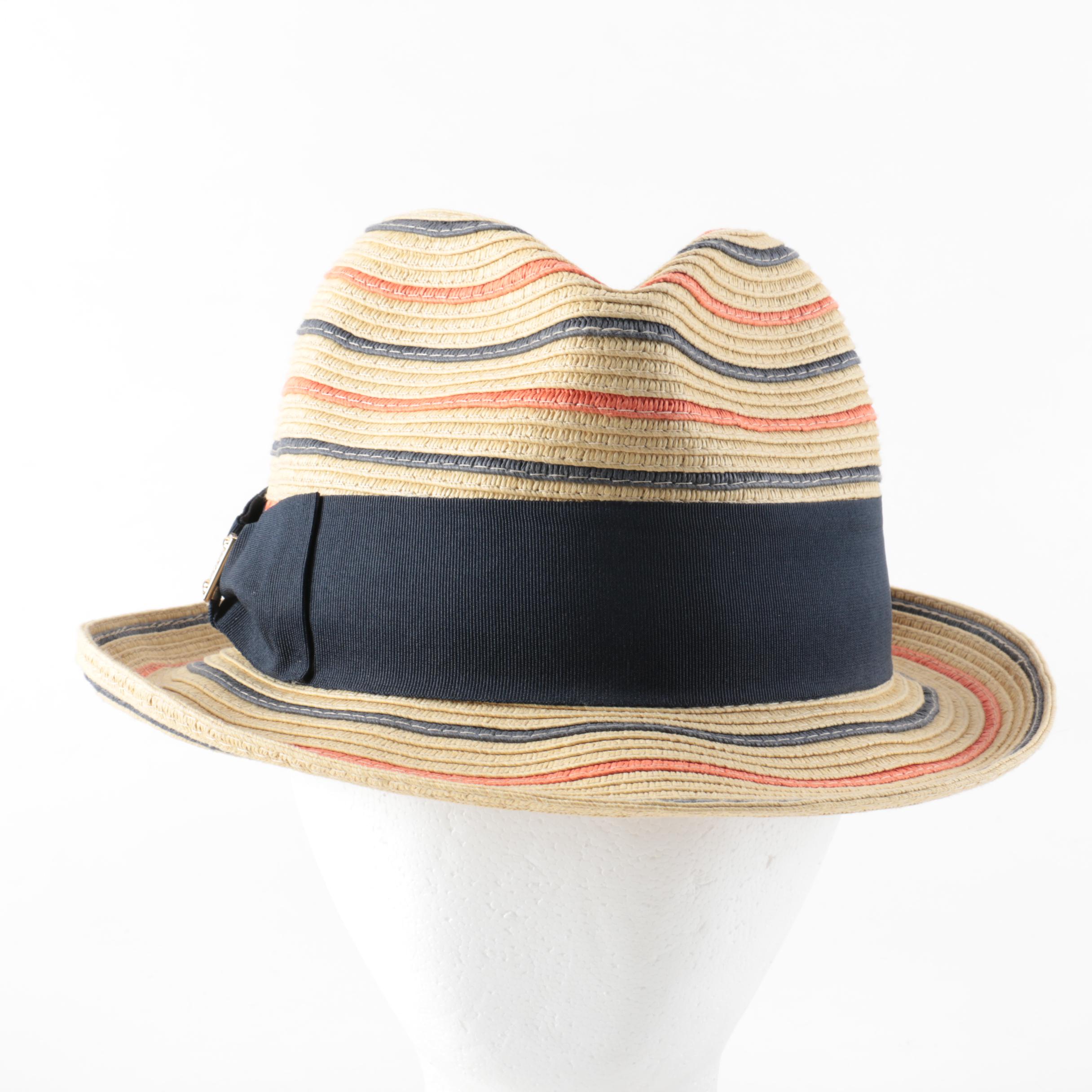 Women's Tory Burch Straw Fedoras