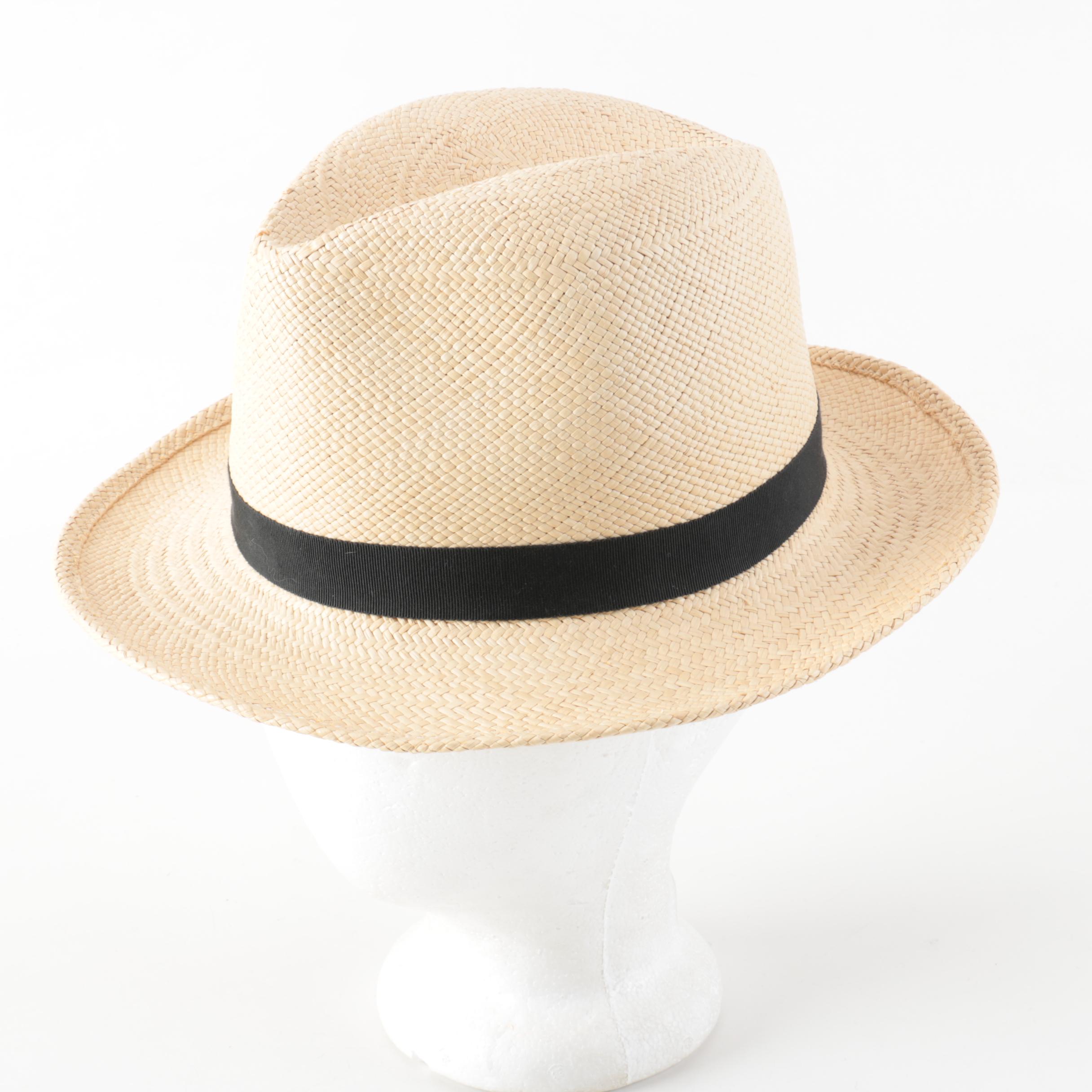 Women's Tory Burch Straw Fedoras
