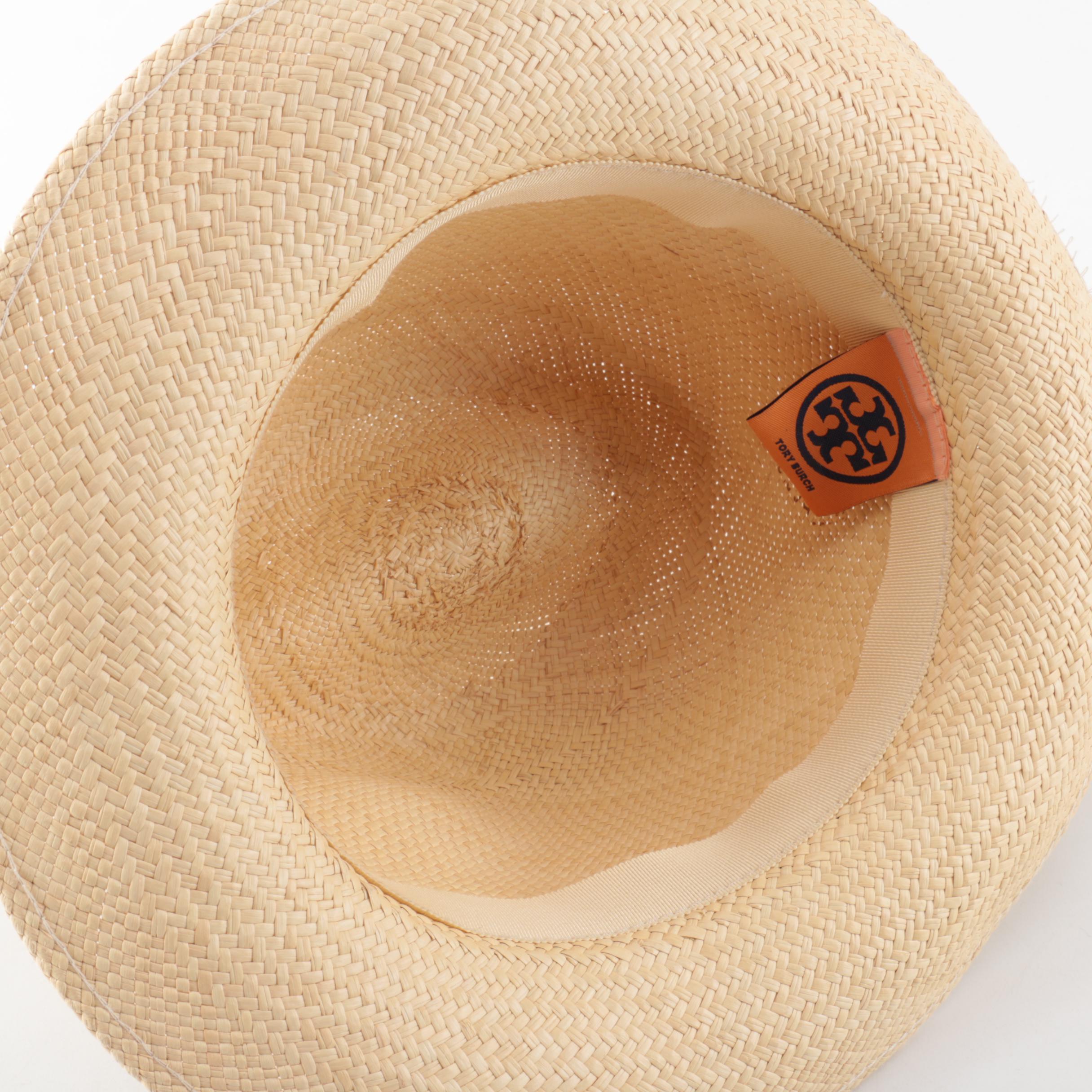 Women's Tory Burch Straw Fedoras