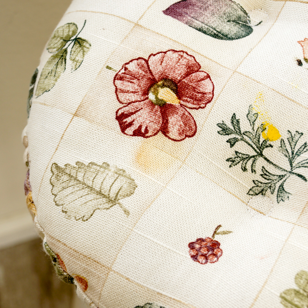 Upholstered Painted Bar Stool