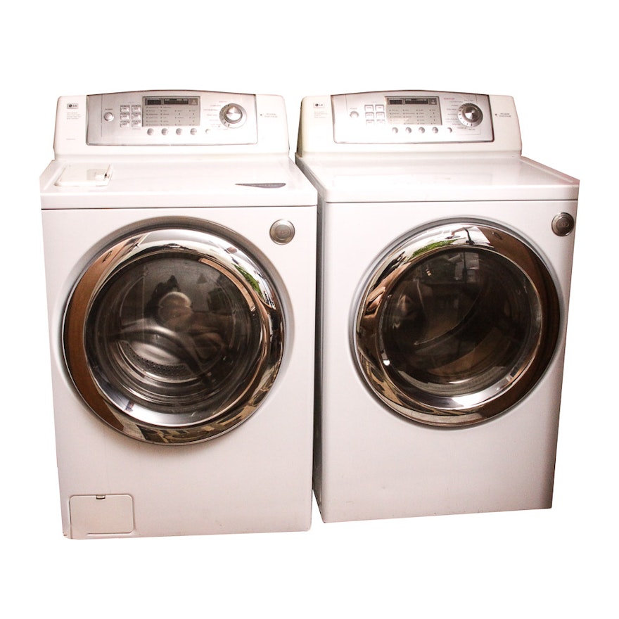 LG Front-Loading Washer and Dryer Set