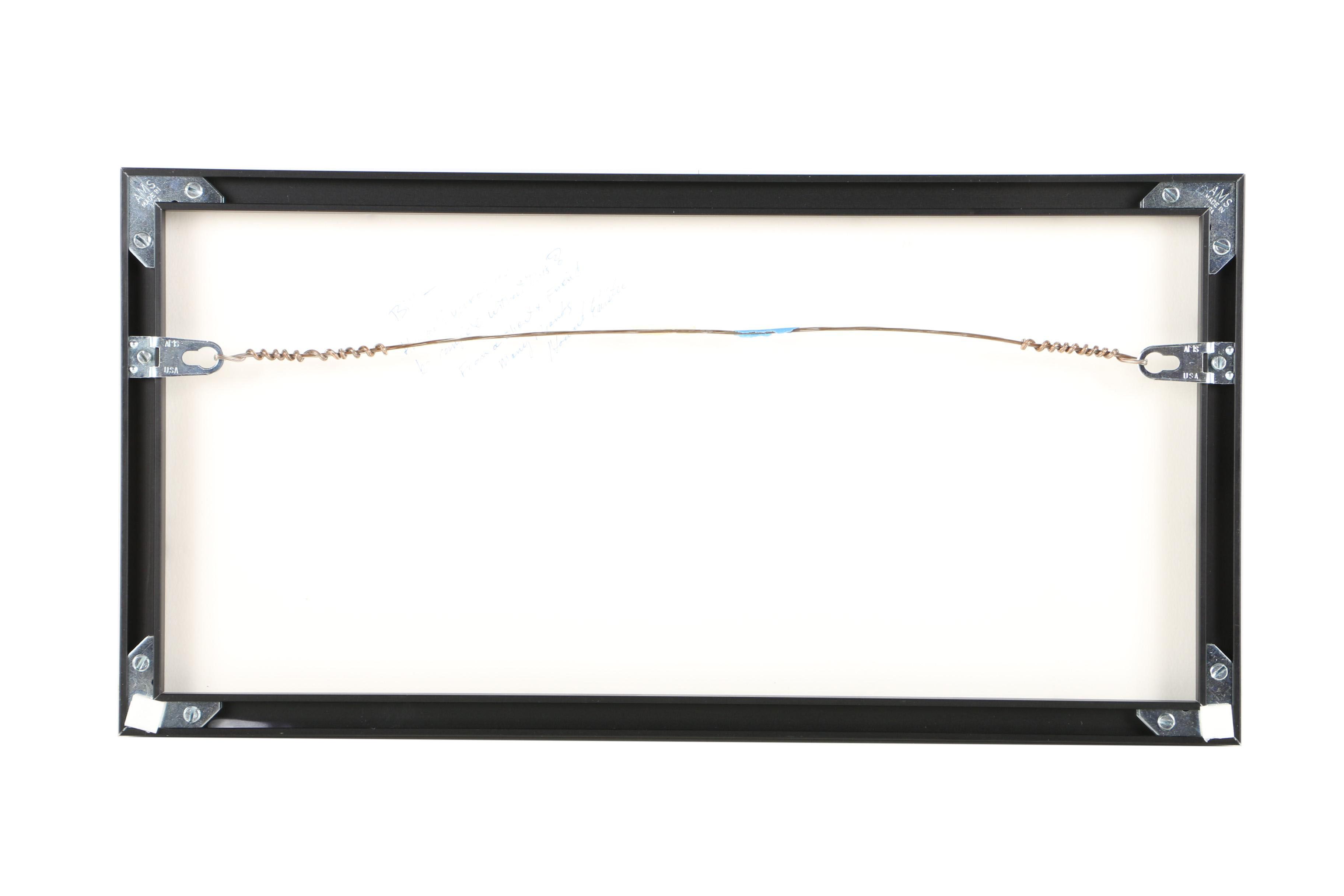 Framed Yankee Stadium Subway Sign