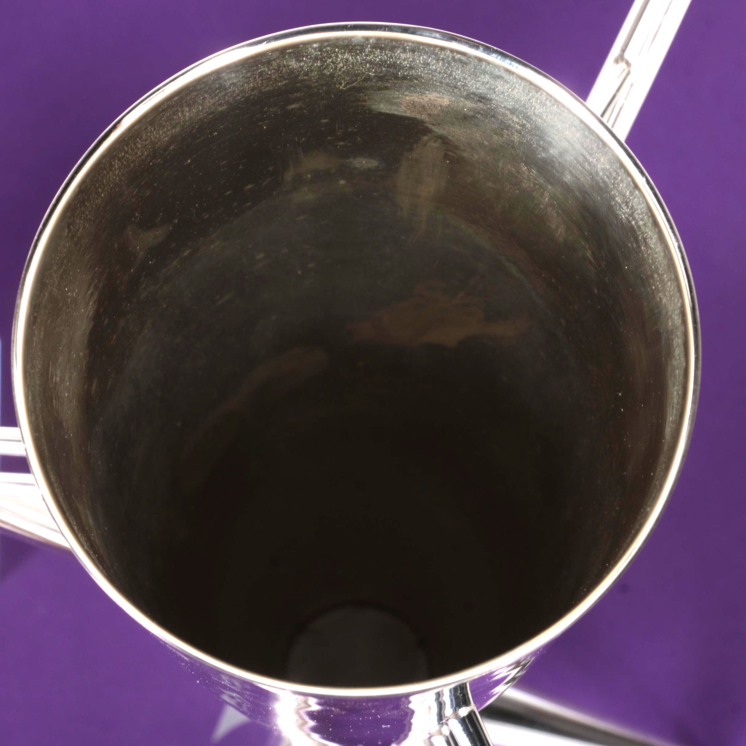 Metal Vase with Branched Candleholders