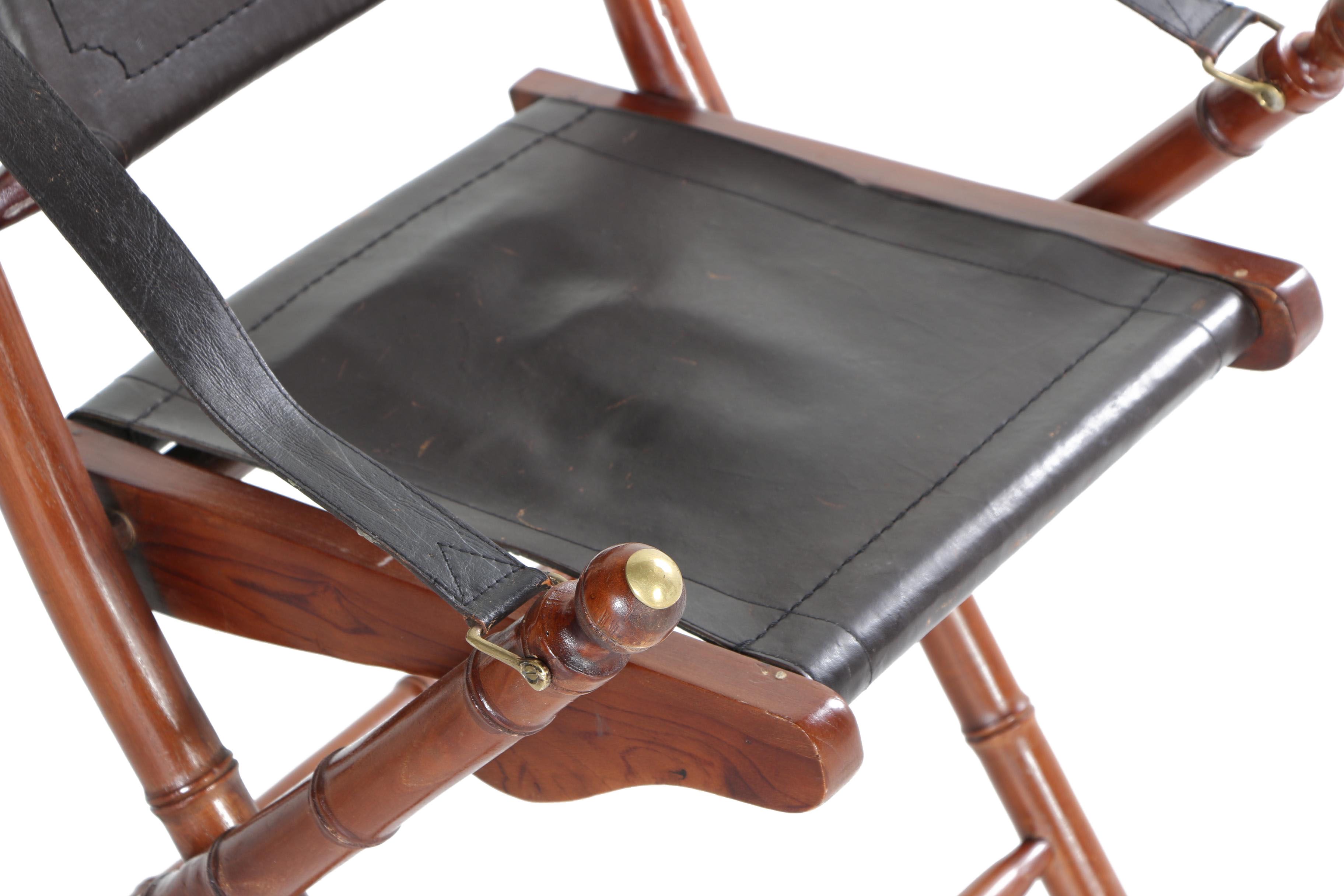 Folding Faux Bamboo Chairs by IMAX Worldwide Imports