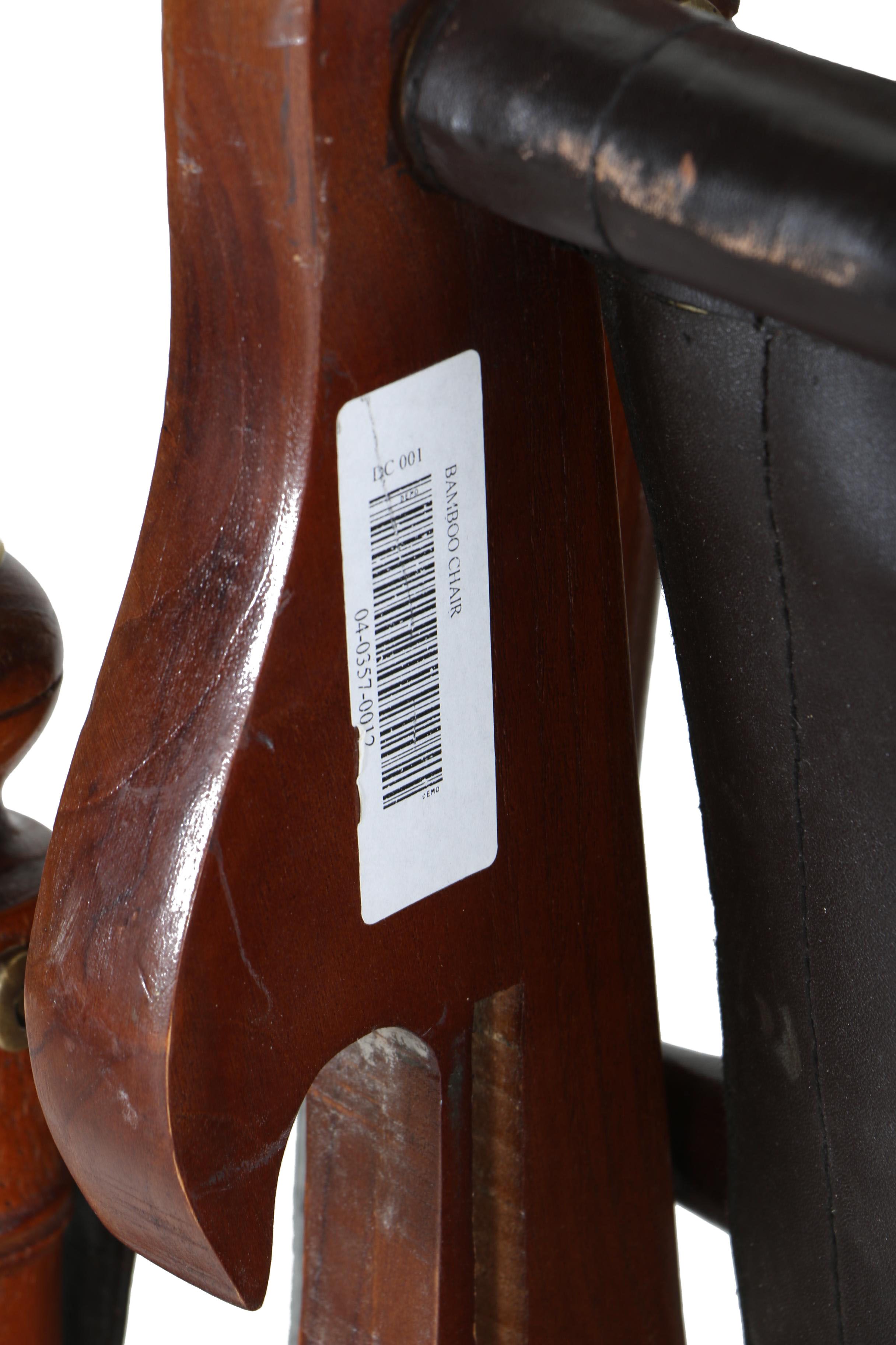 Folding Faux Bamboo Chairs by IMAX Worldwide Imports