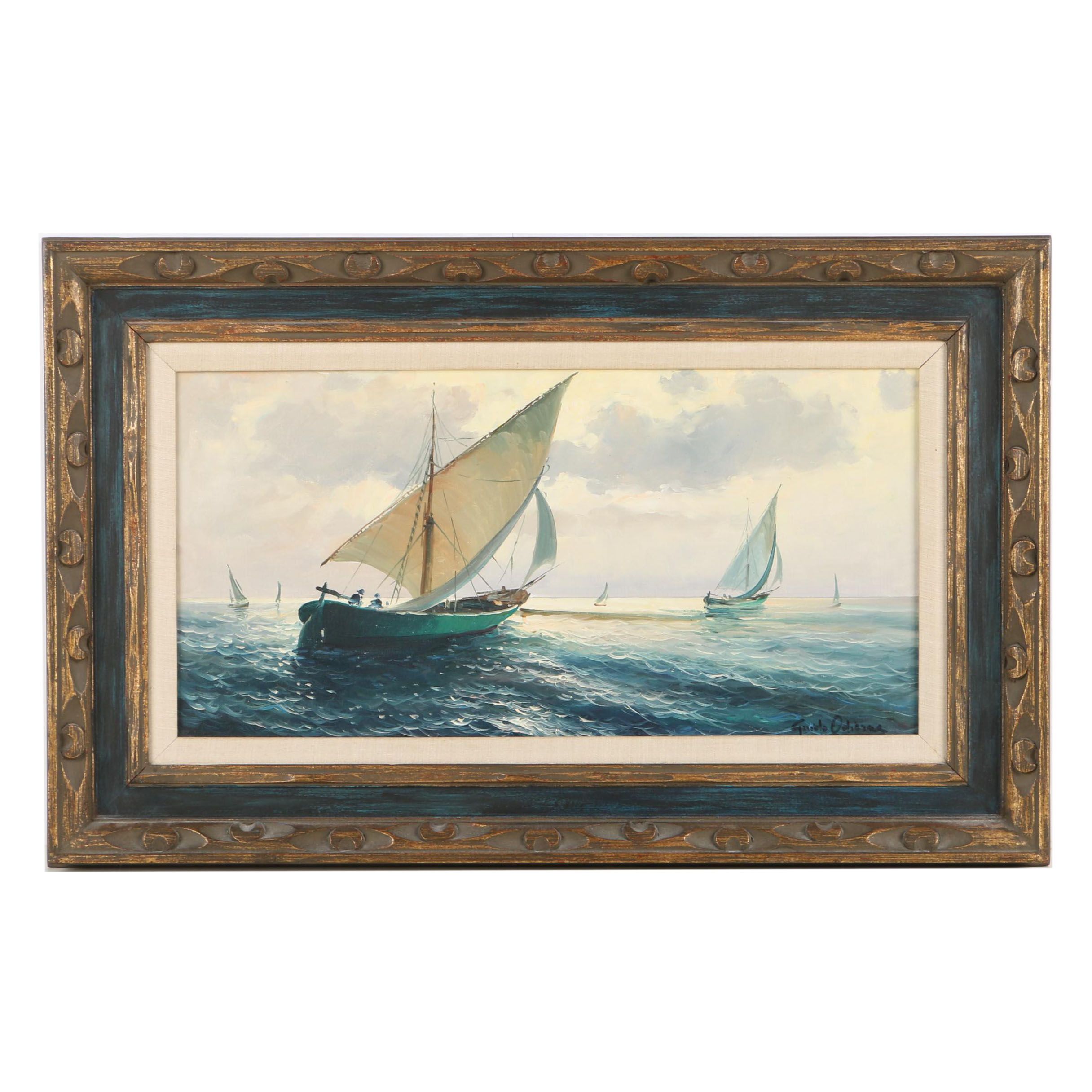 Guido Odierna Oil Painting on Canvas