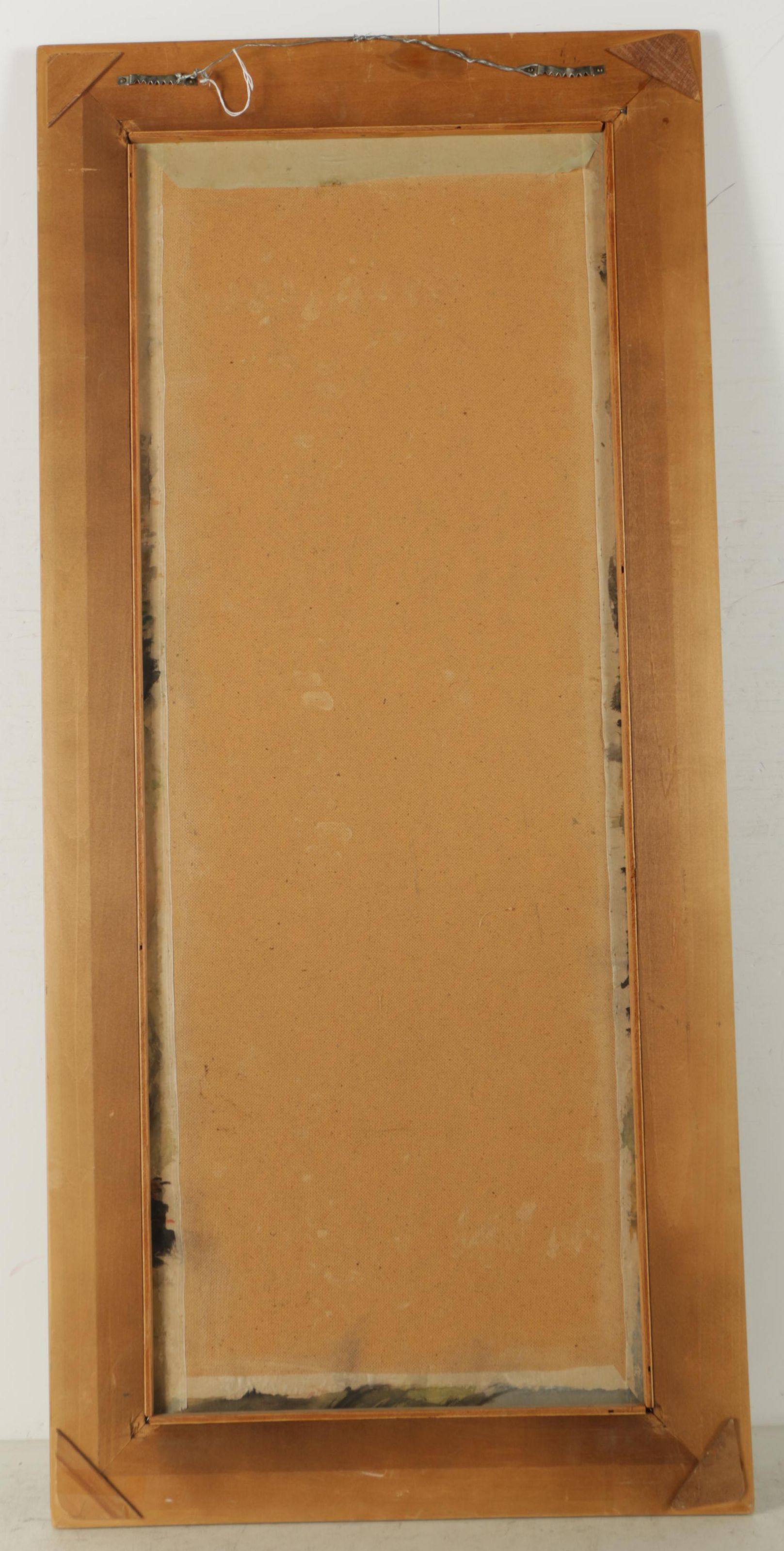 East Asian Gouache and Ink Paintings on Silk of Mountainous Landscape