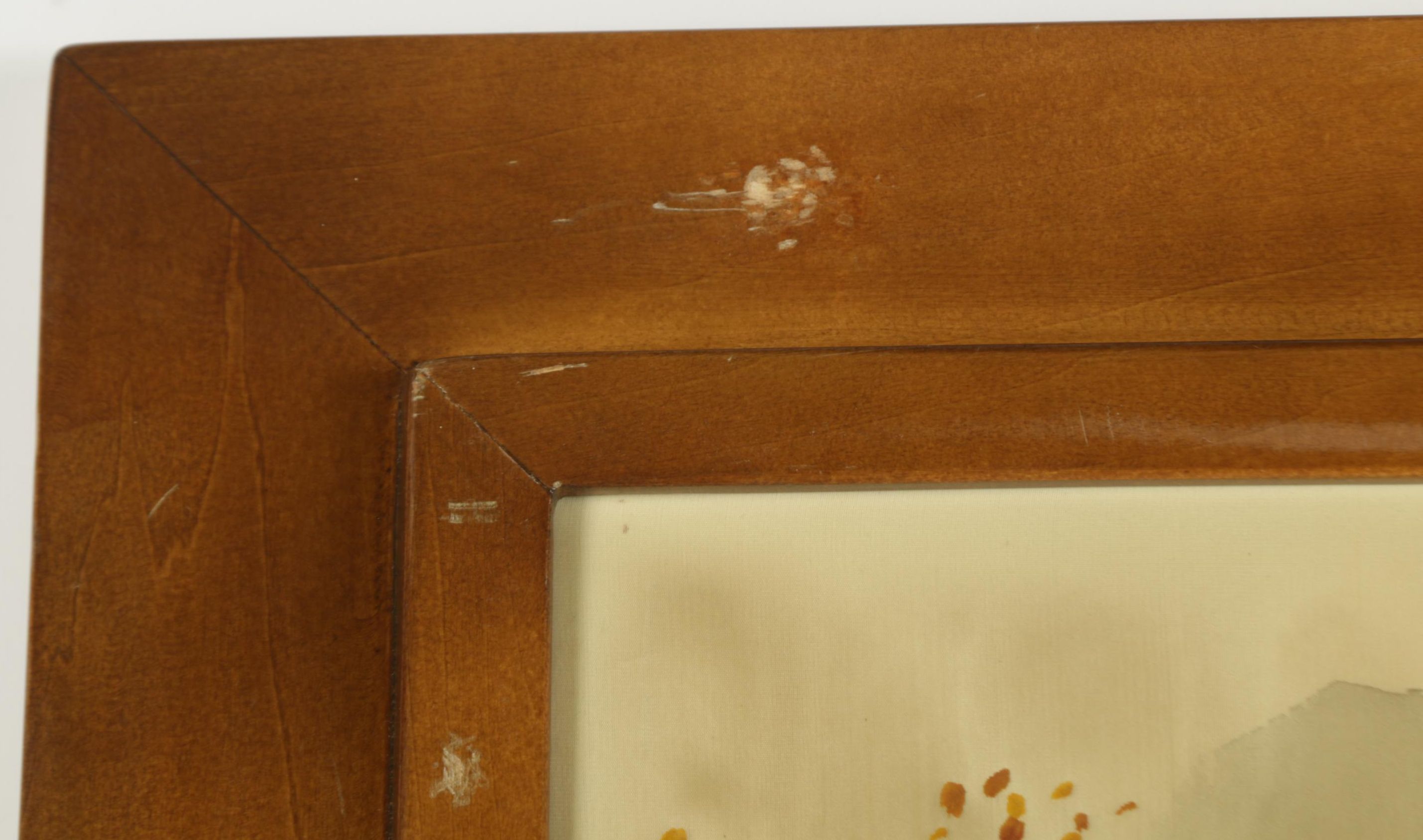 East Asian Gouache and Ink Paintings on Silk of Mountainous Landscape