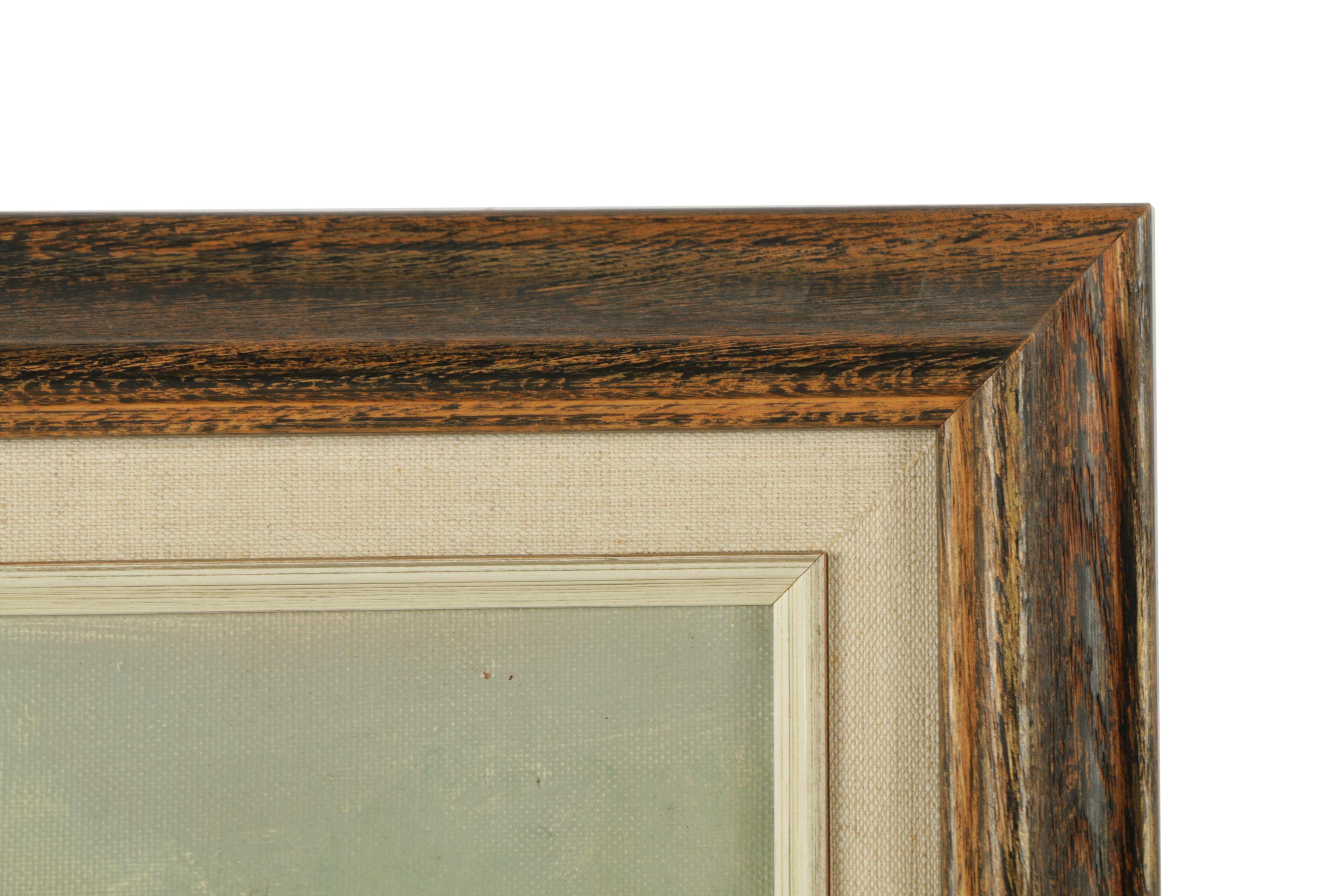 Oil Painting on Canvas of a Rural Landscape