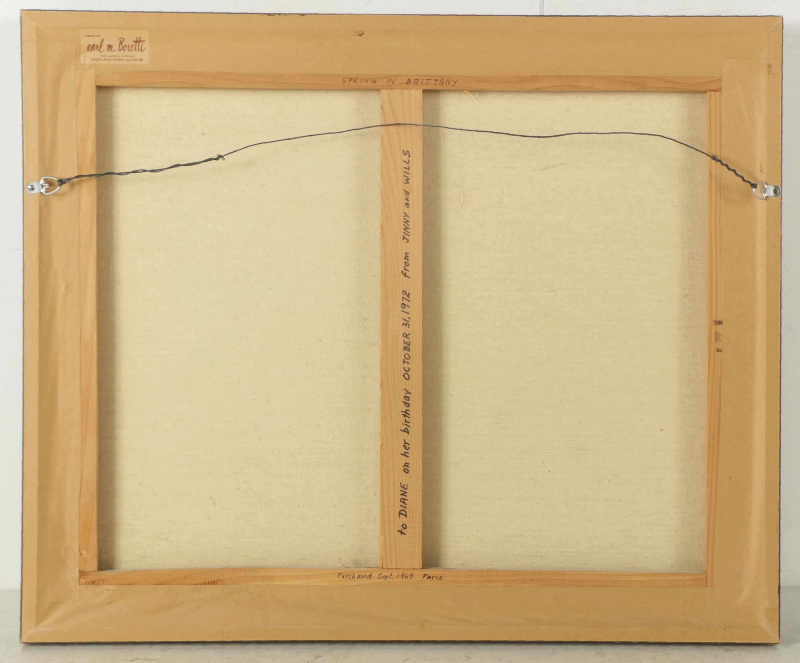 Ardiss Oil Painting on Canvas "Spring in Brittany"