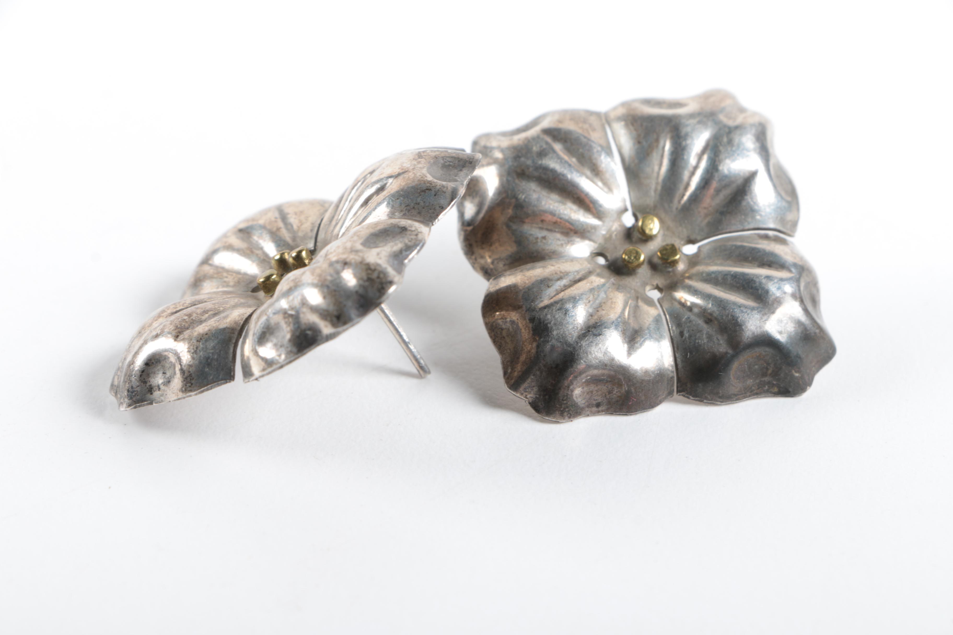 Sterling Silver Jewelry Assortment Including Amethyst and Howlite