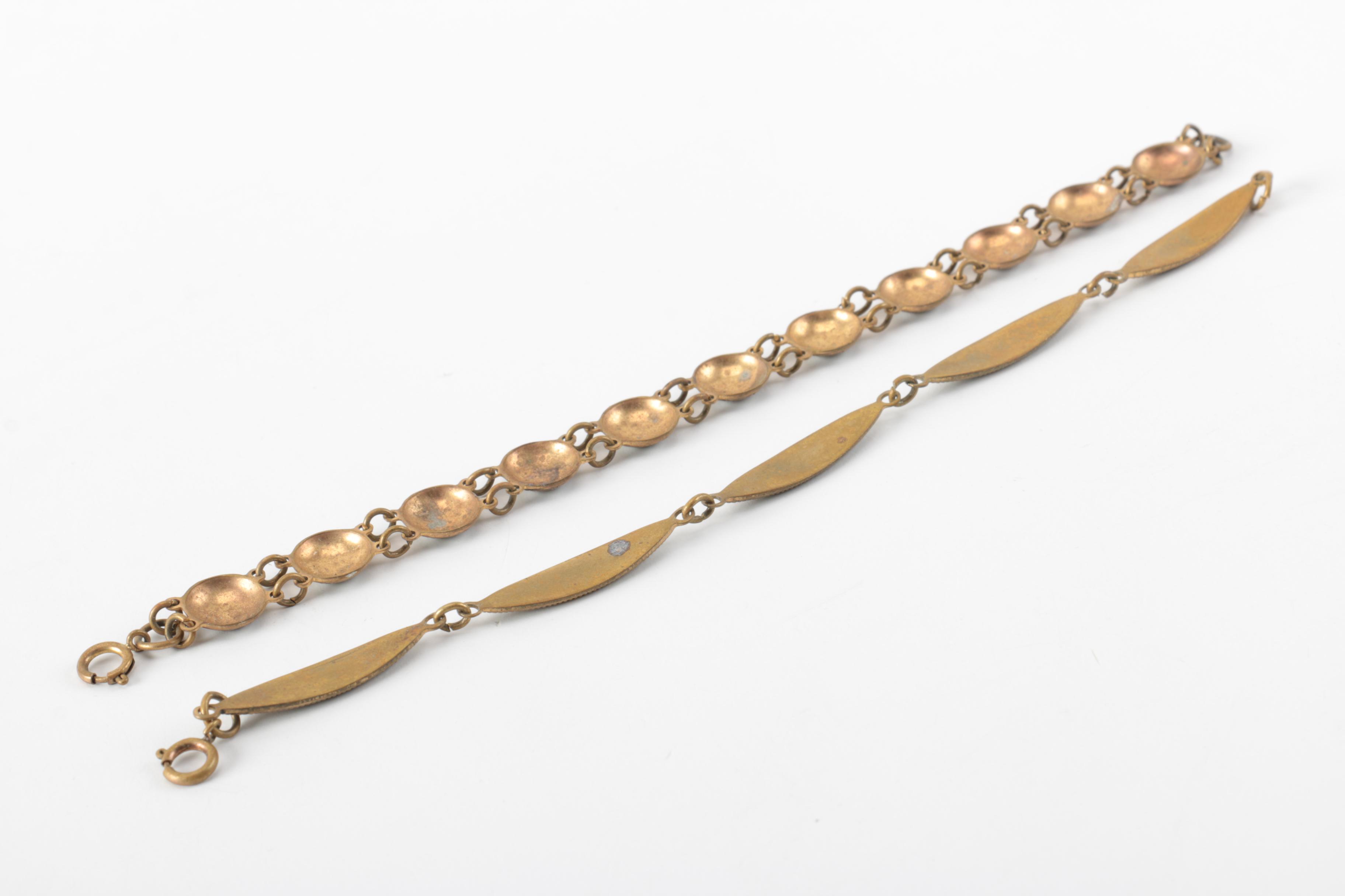 Assortment of Vintage Damascene Jewelry