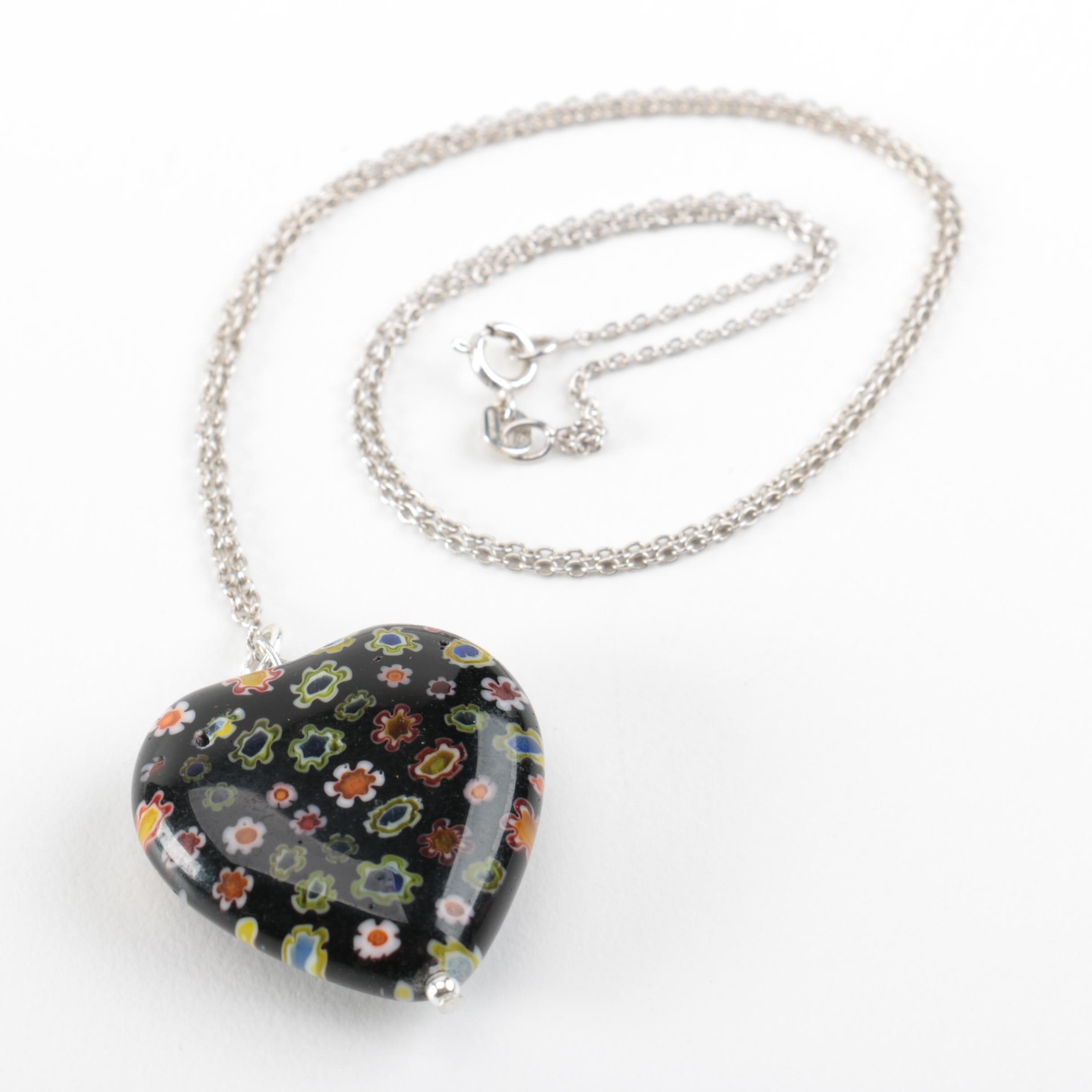 Sterling Silver Jewelry Selection Including Charms