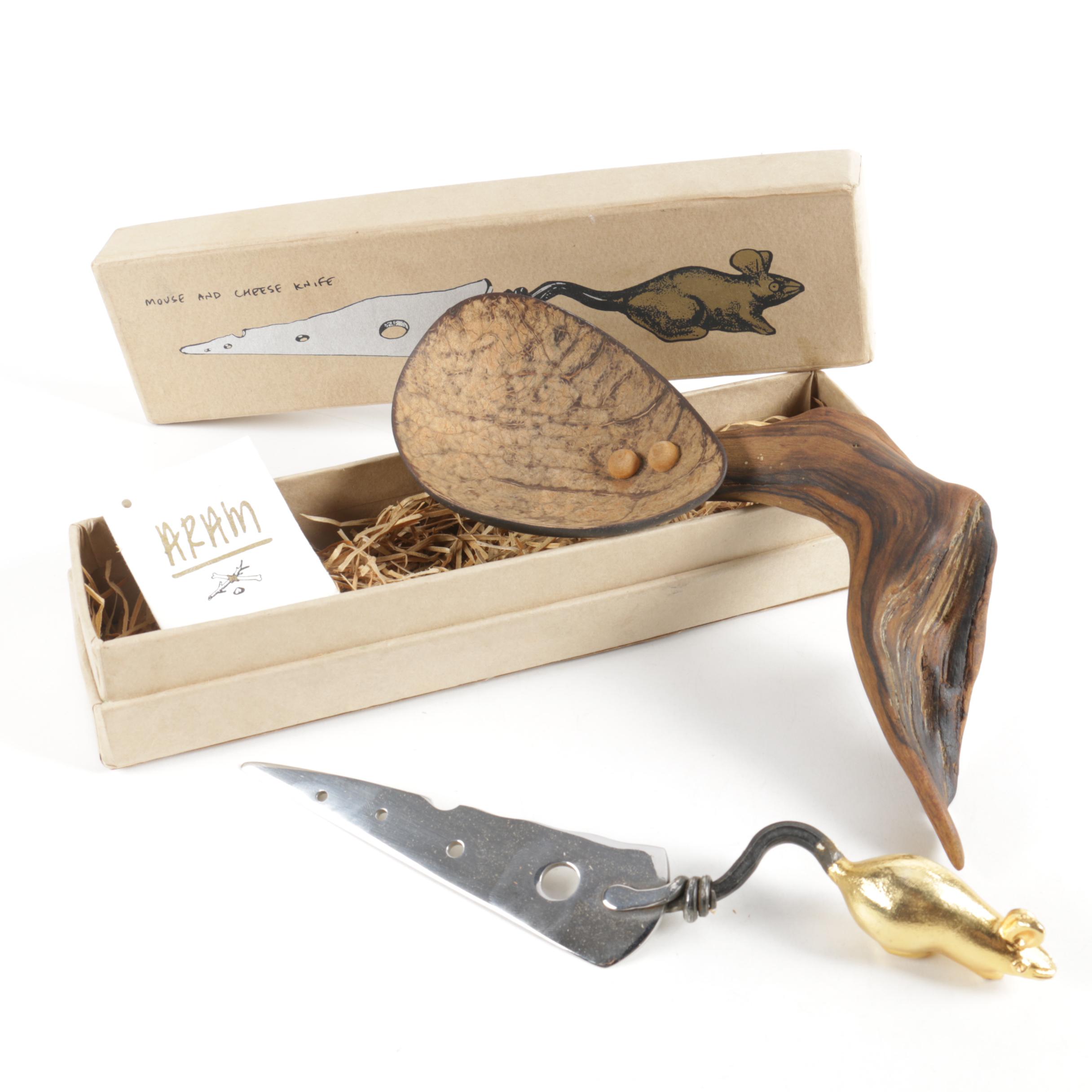 Michael Aram "Mouse and Cheese" Knife