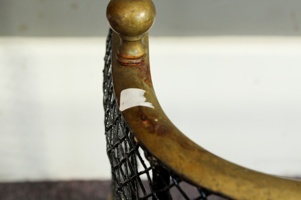 Antique Brass Fire Fender