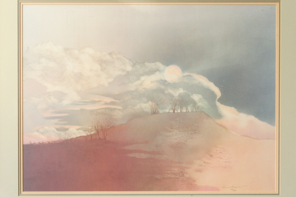 Pamela Hassler Signed Framed Offset Lithograph