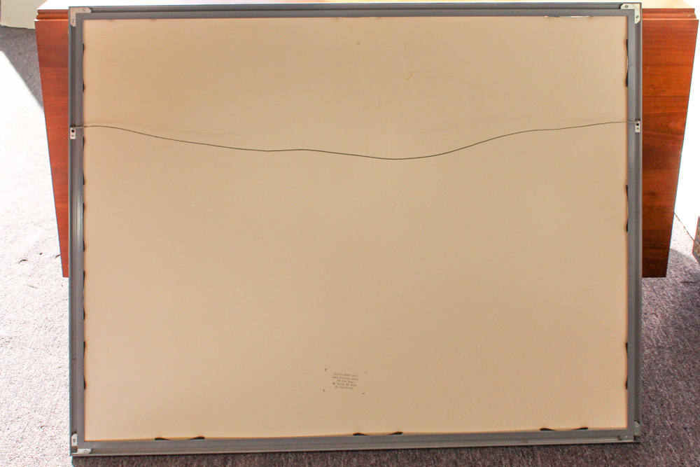 Pamela Hassler Signed Framed Offset Lithograph