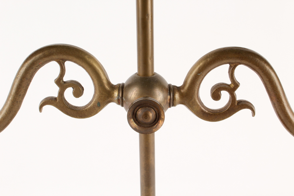 Antique "Duplex" Double Student Oil Lamp from England