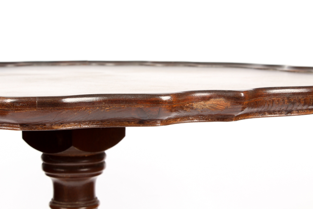 Vintage Pie Crust Tea Table