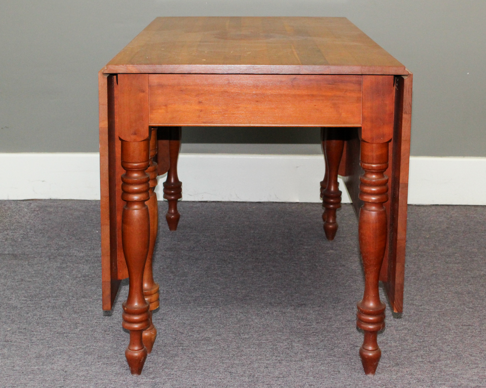 Vintage Cherry Gate Leg Dining Table