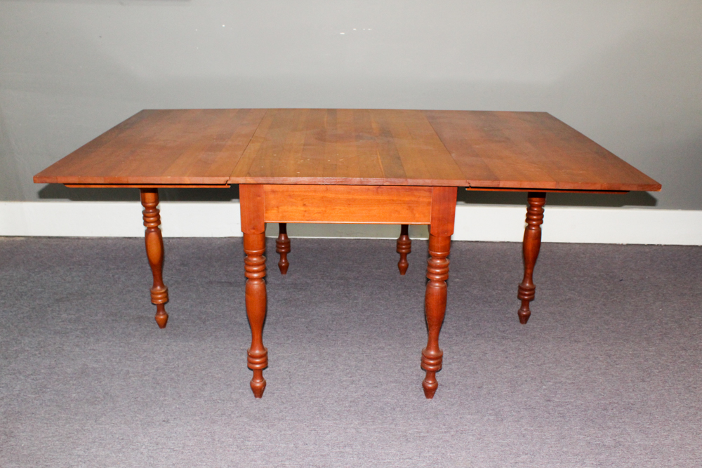 Vintage Cherry Gate Leg Dining Table