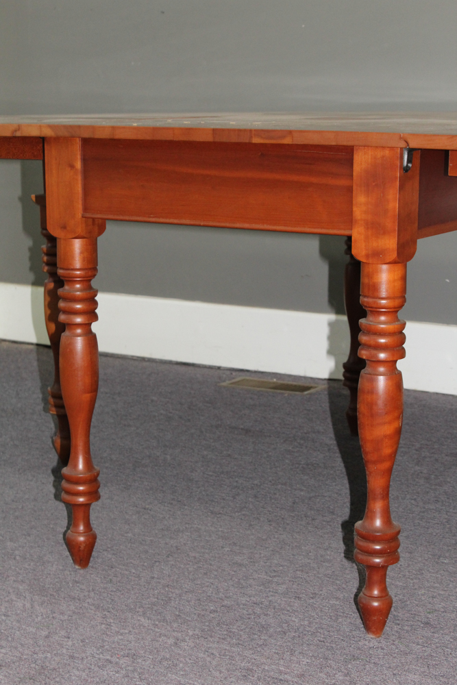 Vintage Cherry Gate Leg Dining Table