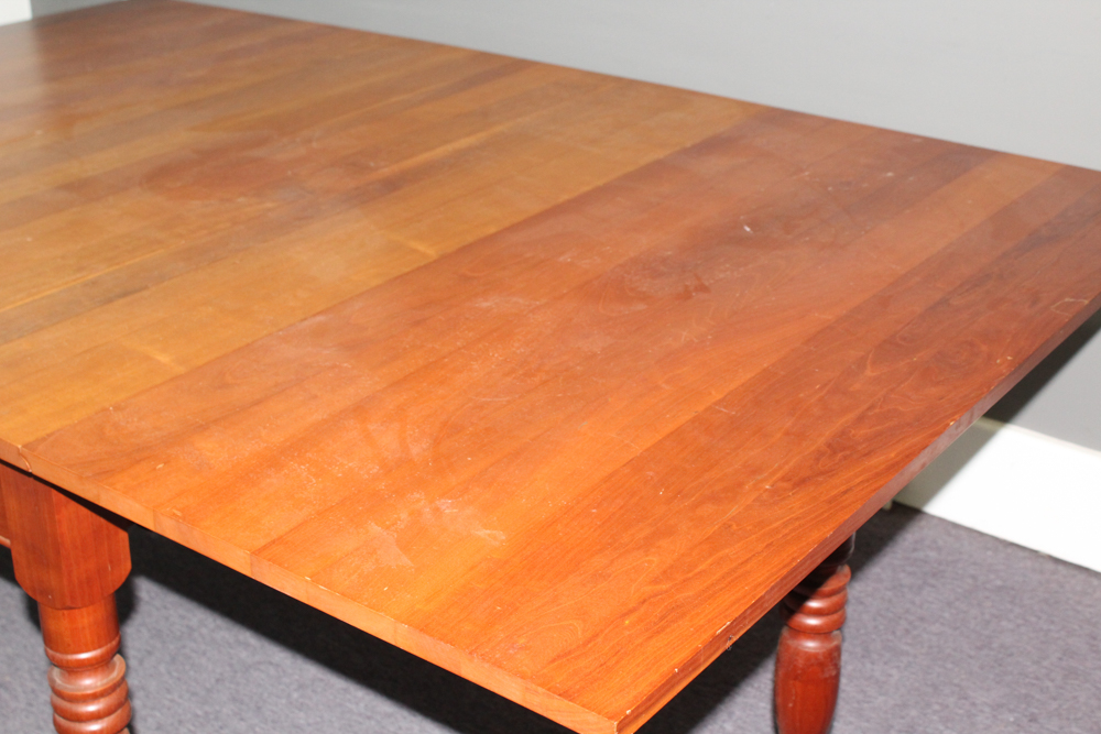 Vintage Cherry Gate Leg Dining Table