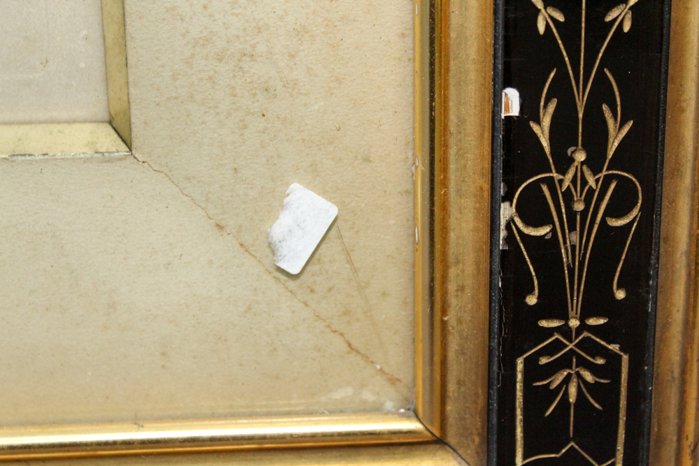 Antique Framed "Home of Washington" Engraving