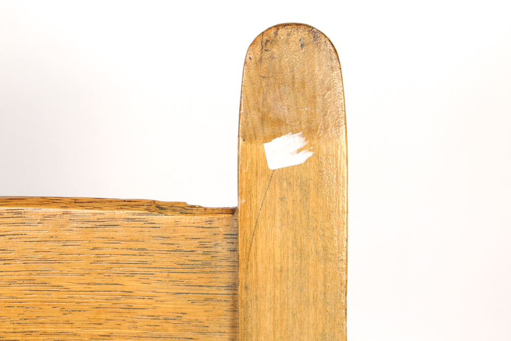 Antique Hickory Weaver's Armchair