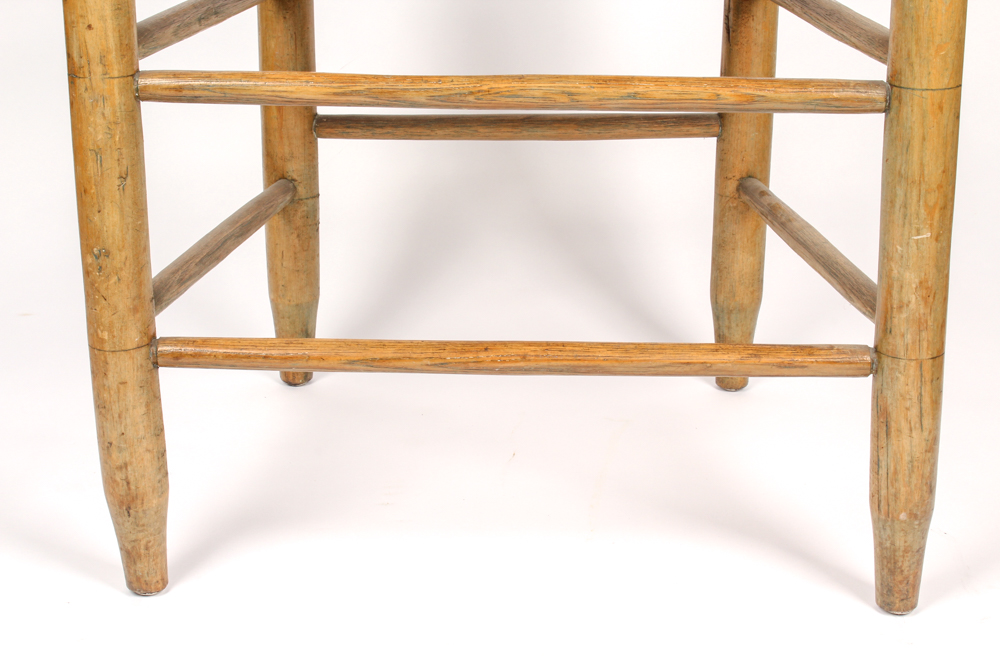 Antique Hickory Weaver's Armchair