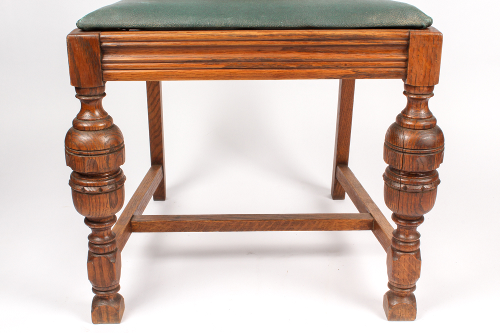 Antique Victorian Eastlake Oak Chair