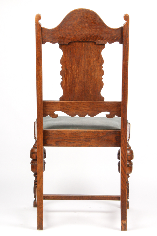 Antique Victorian Eastlake Oak Chair