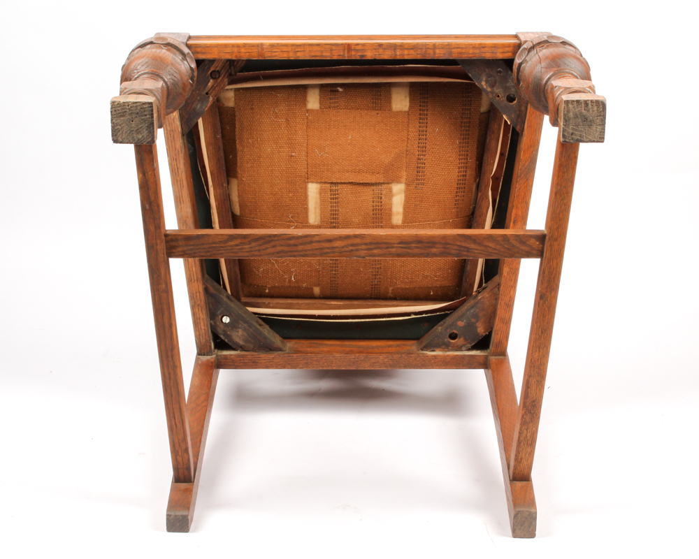 Antique Victorian Eastlake Oak Chair