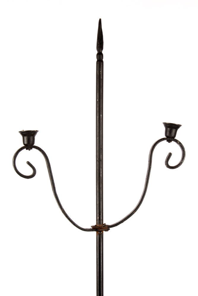 Black Wrought Iron Candle Holders