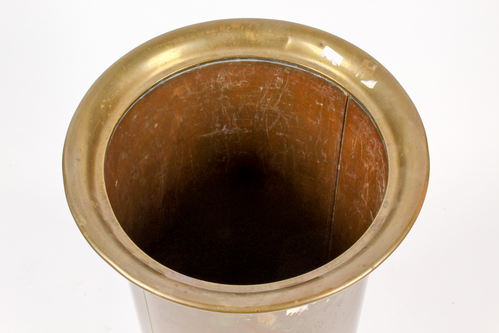 Kentucky Folk Art Walking Canes in Brass Stand