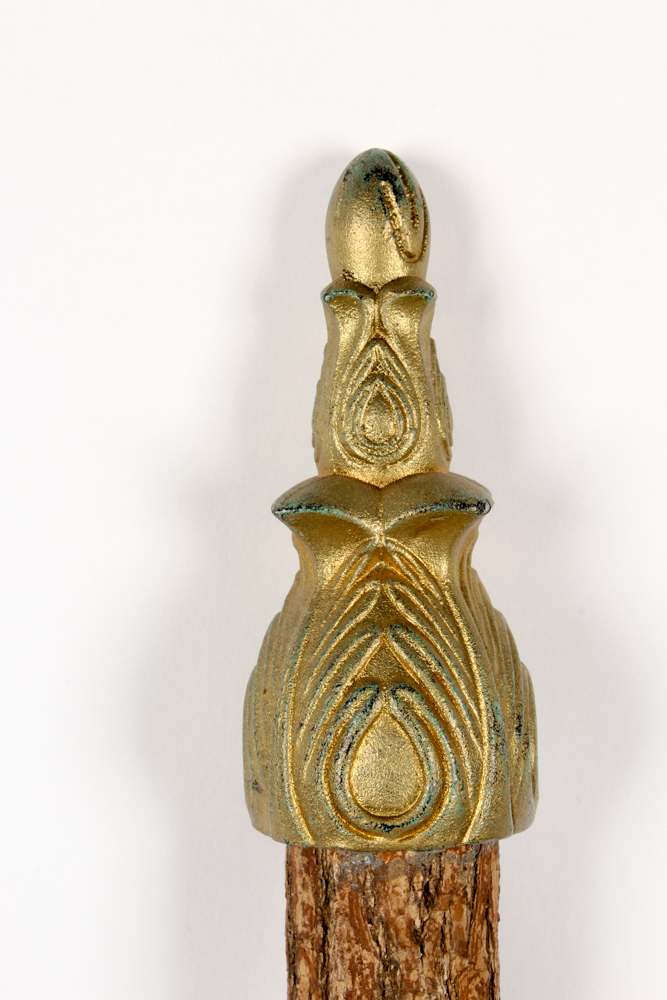 Kentucky Folk Art Walking Canes in Brass Stand