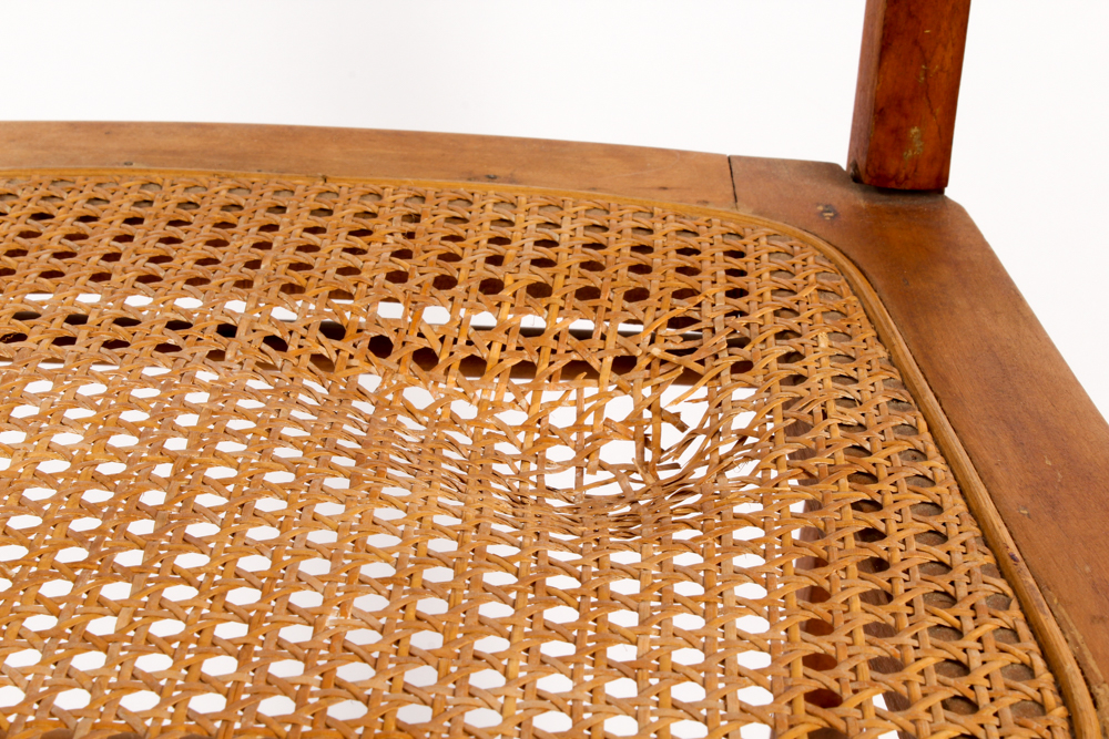 Antique Sycamore Writing Arm Chair