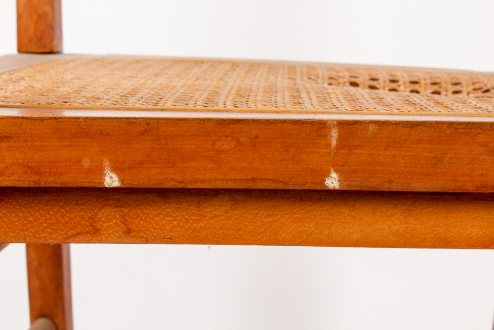 Antique Sycamore Writing Arm Chair