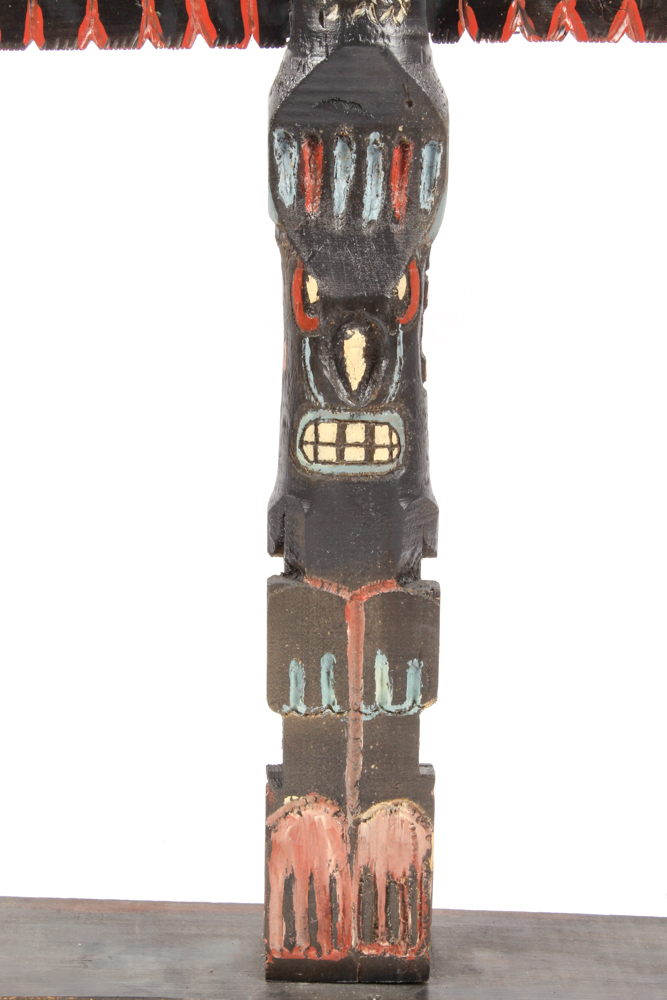 Handcrafted Pacific Northwest Style Totem Pole