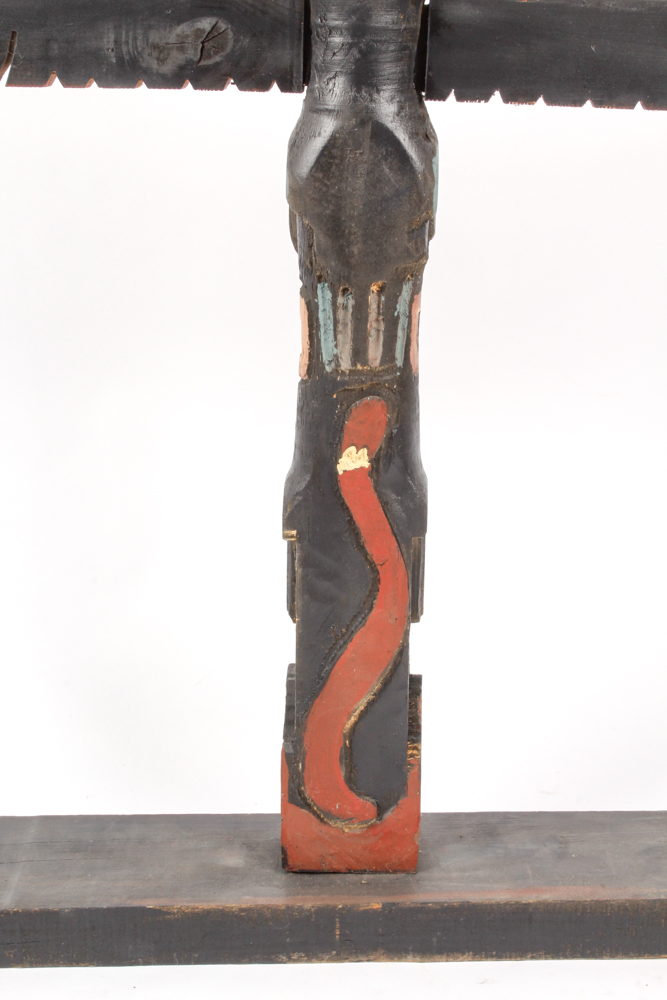 Handcrafted Pacific Northwest Style Totem Pole