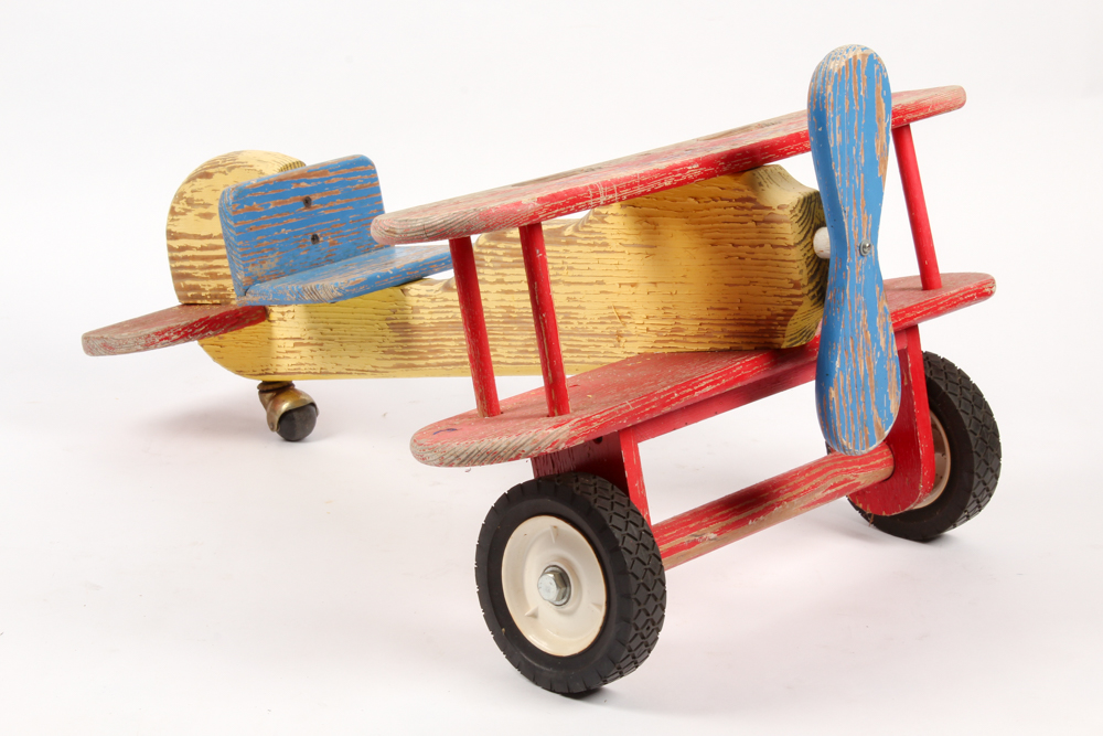 Handmade Wooden Airplane Toy